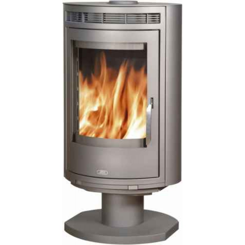 ABX Arktis 8 otočný, krbová kamna, šedý plech