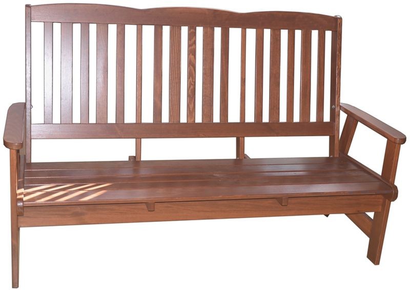 Zahradní lavice ANETA 170x70x110, tmavě hnědá 97/10