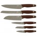 BERLINGERHAUS Sada nožů s mramorovým povrchem 6 ks Granit Diamond Line BH-2113