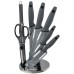 BERLINGERHAUS Sada nožů ve stojanu 8 ks Granit Diamond Line BH-2116