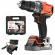Black & Decker BCD383D1XK Vrtací šroubovák s příklepem (45Nm/18V/1x2,0Ah), kufr