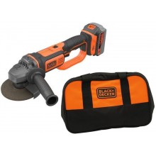 Black & Decker BCG720M1 Aku úhlová bruska (125mm/18V/1x4,0Ah), taška