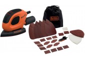 Black & Decker BEW230BC Mouse Vibrační bruska (55W) + 15ks příslušenství a taška