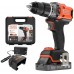 Black & Decker BLD683D1XK Aku bezuhlíková příklepová vrtačka (50Nm/18V/1x2,0Ah), kufr