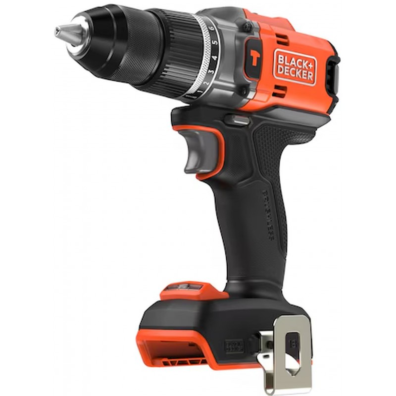 Black & Decker BLD683XN Aku bezuhlíková příklepová vrtačka (50Nm/18V/bez aku a nabíječky)