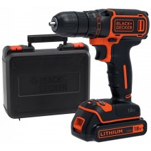 Black & Decker BDCDC18K-QW Aku vrtačka (1x1,5Ah/18V) kufr