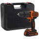 Black&Decker BDCHD18K Aku příklepová vrtačka Li-Ion (1x1,5Ah/18V)+ kufr