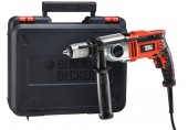 Black & Decker KR8542K Dvourychlostní příklepová vrtačka (850W/62 Nm) kufr