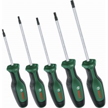 BOSCH Sada šroubováků Torx 5 kusů 1600A02BX6