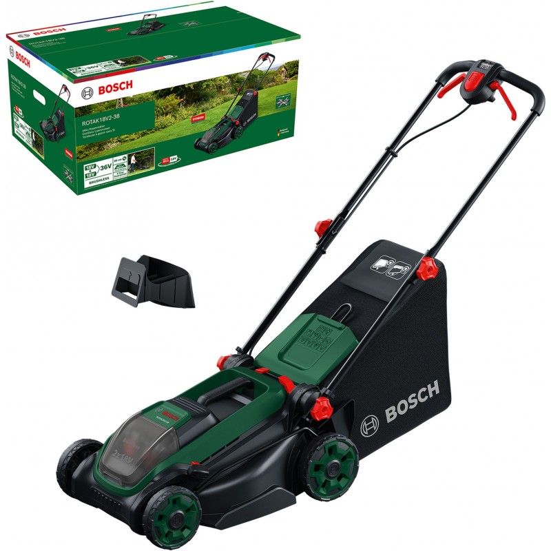 BOSCH ROTAK18V2-38 Akumulátorová sekačka na trávu 06008B9M01 BOSCH ROTAK18V2-38 Akumulátorová sekačka na trávu 06008B9M01