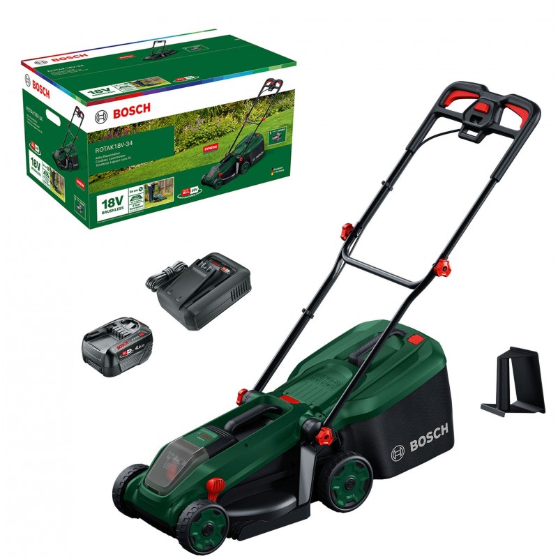 BOSCH ROTAK18V-34 Akumulátorová sekačka na trávu 06008B9N00 BOSCH ROTAK18V-34 Akumulátorová sekačka na trávu 06008B9N00