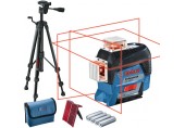 BOSCH GLL 3-80 C Liniový laser + BT 150 Stavební stativ 0601063R01