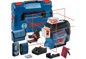 BOSCH GLL 3-80 C Liniový laser + LR 7 Přijímač laserového paprsku + BM 1 Univerzální držák 0601063R05