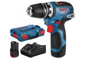 BOSCH GSR 12V-35 FC Akumulátorový vrtací šroubovák, L-BOXX 102, 2× aku 3,0 Ah, vrtací sklíčidlo GFA 12-B 06019H3001