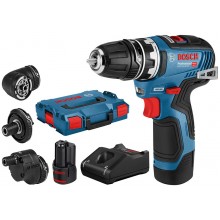 BOSCH GSR 12V-35 FC PROFESSIONAL Aku vrtací šroubovák, L-BOXX 102, 2× akumulátor 3,0 Ah, adaptér 06019H3000