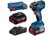 BOSCH GDR 18V-200 Akumulátorový rázový utahovák, 2x GBA 18V 4,0 Ah, GAL 18V-40, L-Case 06019J2107