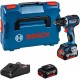 BOSCH GSR 18V-90 C Aku vrtací šroubovák, L-BOXX, GAL 18V-40, 2x Aku 5.0Ah 06019K60046