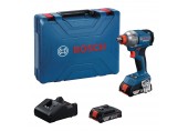 BOSCH GDX 18V-285 PROFESSIONAL Rázový utahovák, 2x GBA 18V 2.0Ah, kufr 06019N2122