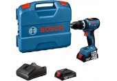 BOSCH GSB 18V-65 PROFESSIONAL Příklepový vrtací šroubovák, 2x 2.0Ah, L-Case 06019N3100