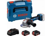 BOSCH GWS 18V-11 PROFESSIONAL Úhlová bruska, 2x GBA 18V 5.0Ah, L-BOXX 06019N4103