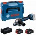 BOSCH GWS18V-11PS PROFESSIONAL Úhlová bruska, 2x 5.0Ah, L-BOXX 06019N4302