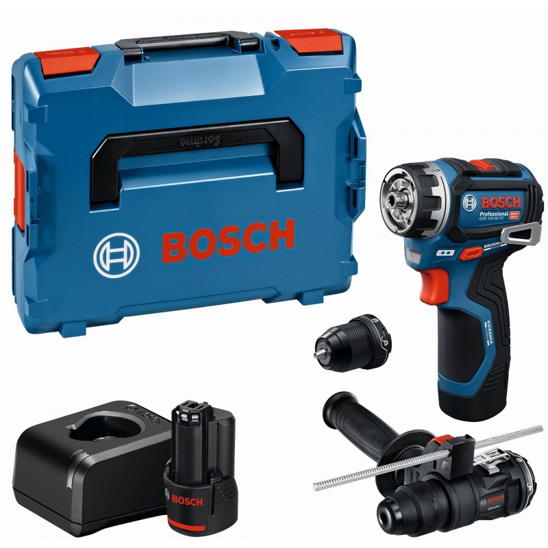 BOSCH GSR 12V-32 FC PROFESSIONAL Šroubovák, 2× 2,0 Ah, L-Boxx 06019N7104 BOSCH GSR 12V-32 FC PROFESSIONAL Šroubovák, 2× 2,0 Ah, L-Boxx 06019N7104