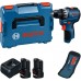 BOSCH GSR12V-31 PROFESSIONAL Aku vrtací šroubovák, 2x 12V/2,0Ah, L-BOXX 06019S6013
