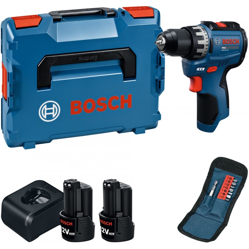 BOSCH GSR12V-31 PROFESSIONAL Aku vrtací šroubovák, 2x 12V/2,0Ah, L-BOXX 06019S6013 BOSCH GSR12V-31 PROFESSIONAL Aku vrtací šroubovák, 2x 12V/2,0Ah, L-BOXX 06019S6013