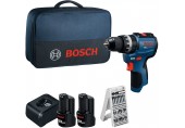BOSCH GSB12V-31 PROFESSIONAL Aku příklepový šroubovák, 2x 12V/2,0Ah, taška 06019S6103