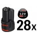 BOSCH 28x GBA 12V 3.0Ah PROFESSIONAL Akumulátor 0602496012