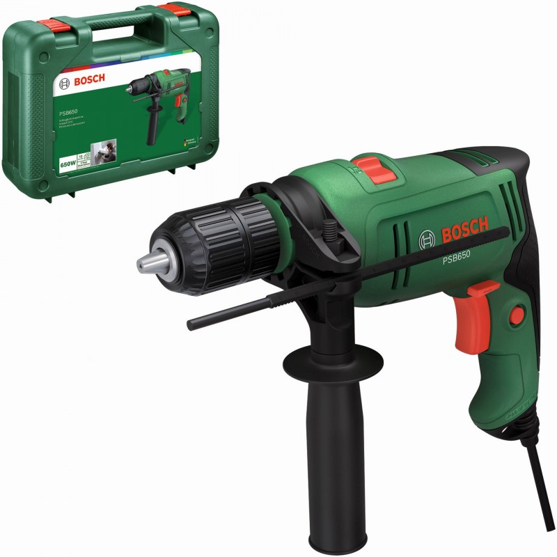 BOSCH PSB 650 Příklepová vrtačka, kufr 06033F2001 BOSCH PSB 650 Příklepová vrtačka, kufr 06033F2001