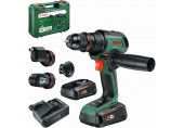 BOSCH AdvancedDrill 18V-80 QuickSnap Vrtací šroubovák, 2× 2,5 Ah, nabíječka 06039E2004