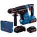 BOSCH GBH 187-LI PROFESSIONAL Vrtací kladivo, 2x 5.0Ah, GAL 1880, One Chuck 0611923121