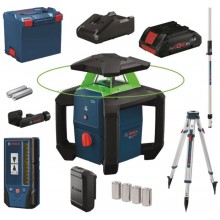 BOSCH PROFESSIONAL GRL18V-3-31G+BT170+GR240 Stavební rotační laser 0615A500DG