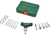 BOSCH Ráčnový šroubovák T-rukojetí Sada 22 bitů 1600A02Z9T