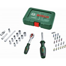 BOSCH 1/4" ráčnová sada 37 dílů 1600A039J6