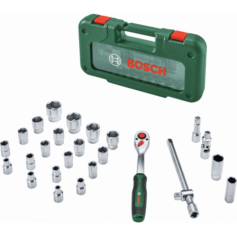 BOSCH 1/2" ráčna v sadě 26 dílů 1600A039J7 BOSCH 1/2" ráčna v sadě 26 dílů 1600A039J7