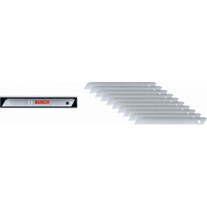 BOSCH Odlamovací čepele 9 mm, 10 kusů 1600A039L5 BOSCH Odlamovací čepele 9 mm, 10 kusů 1600A039L5