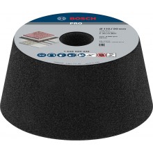 BOSCH Kónický brusný hrncový kotouč PRO Metal, 90 × 110 × 55 mm, G30 1608600240