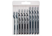 BOSCH 10dílná sada pilových plátků pro kmitací pily Basic for Wood 2607010629
