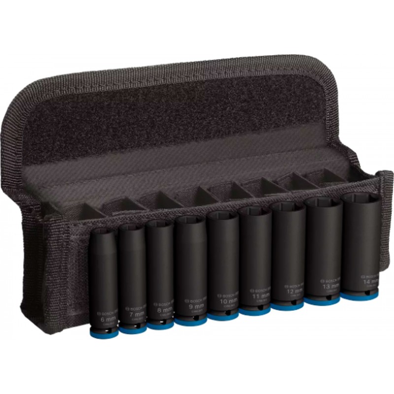 BOSCH Sada PRO Impact Socket Set, 1”, hluboké, 9 ks 2608003035 BOSCH Sada PRO Impact Socket Set, 1”, hluboké, 9 ks 2608003035