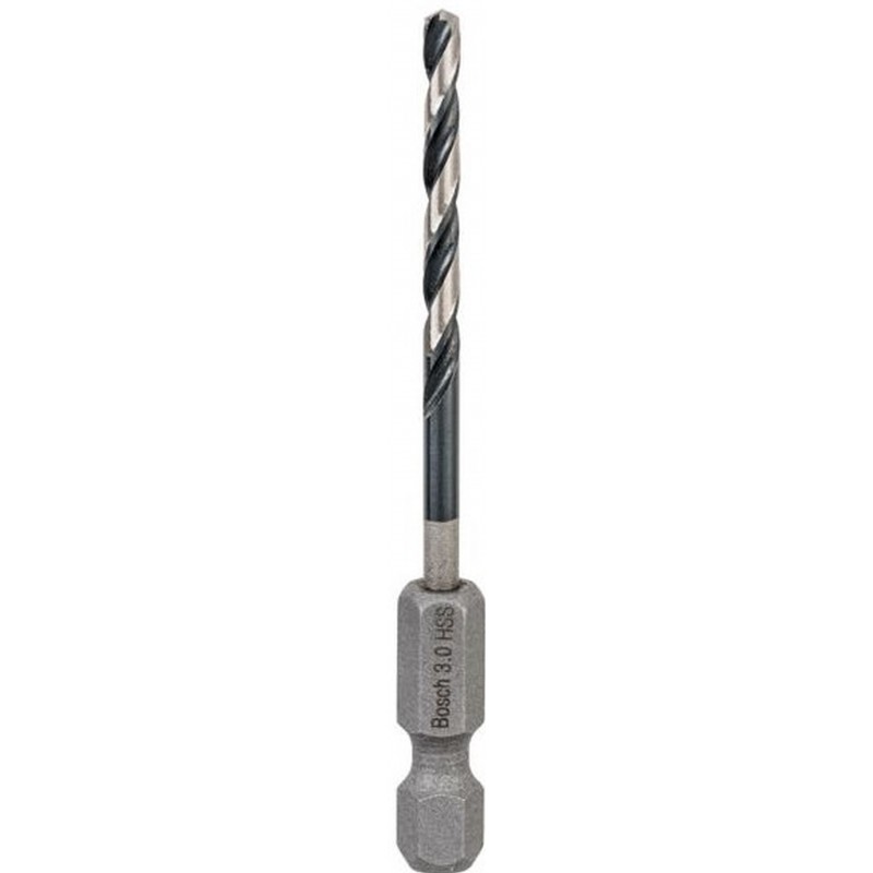 BOSCH Spirálový vrták s šestihrannou stopkou HSS 3,0 mm 3 x 33 x 72 mm 2608577048 BOSCH Spirálový vrták s šestihrannou stopkou HSS 3,0 mm 3 x 33 x 72 mm 2608577048