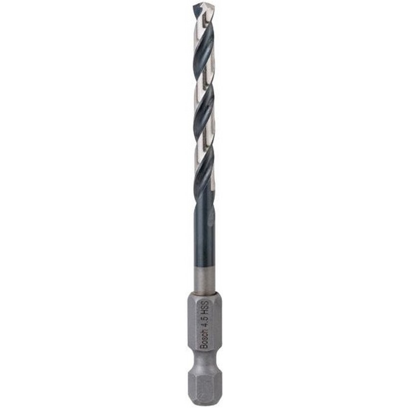 BOSCH Spirálový vrták s šestihrannou stopkou HSS 4,5 mm 4.5 x 47 x 87 mm 2608577055 BOSCH Spirálový vrták s šestihrannou stopkou HSS 4,5 mm 4.5 x 47 x 87 mm 2608577055