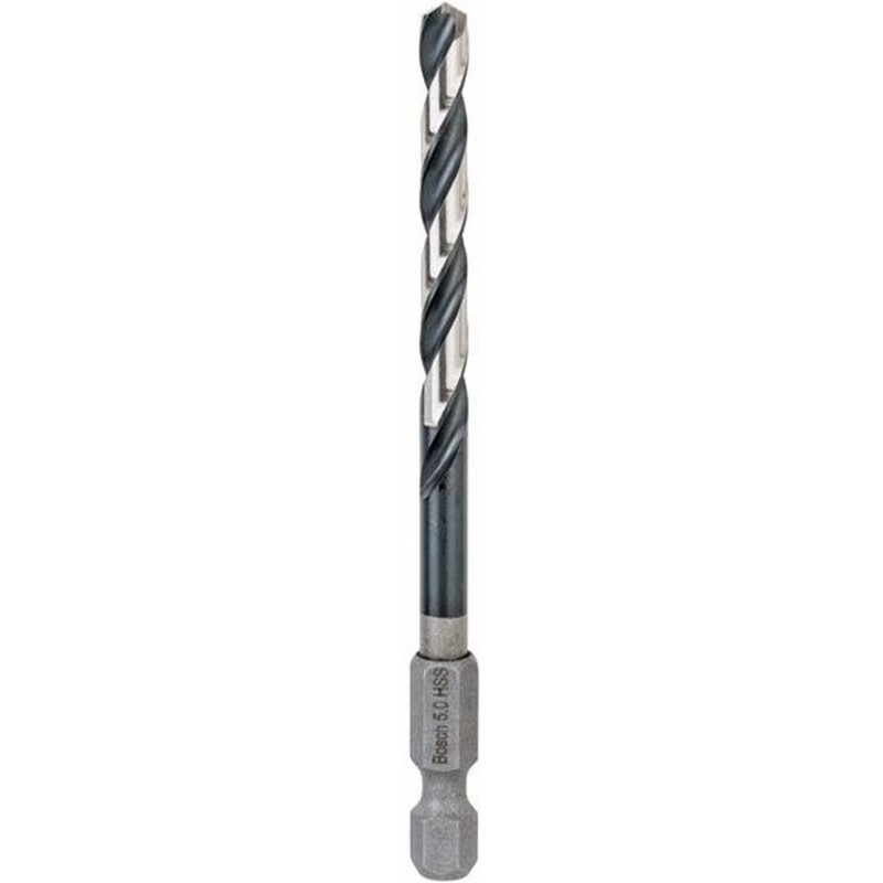 BOSCH Spirálový vrták s šestihrannou stopkou HSS 5,0 mm 5 x 52 x 91 mm 2608577056 BOSCH Spirálový vrták s šestihrannou stopkou HSS 5,0 mm 5 x 52 x 91 mm 2608577056