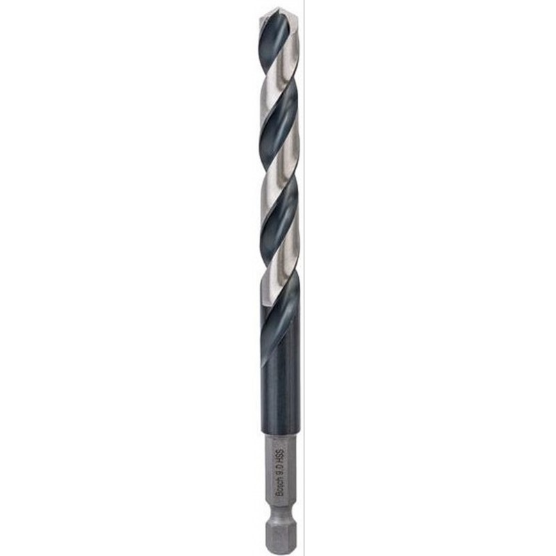 BOSCH Spirálový vrták s šestihrannou stopkou HSS 9,0 mm 9 x 81 x 125 mm 2608577062 BOSCH Spirálový vrták s šestihrannou stopkou HSS 9,0 mm 9 x 81 x 125 mm 2608577062
