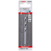 BOSCH Spirálový vrták HSS PointTeQ 5,0 x 52 mm, 1ks 2608577165