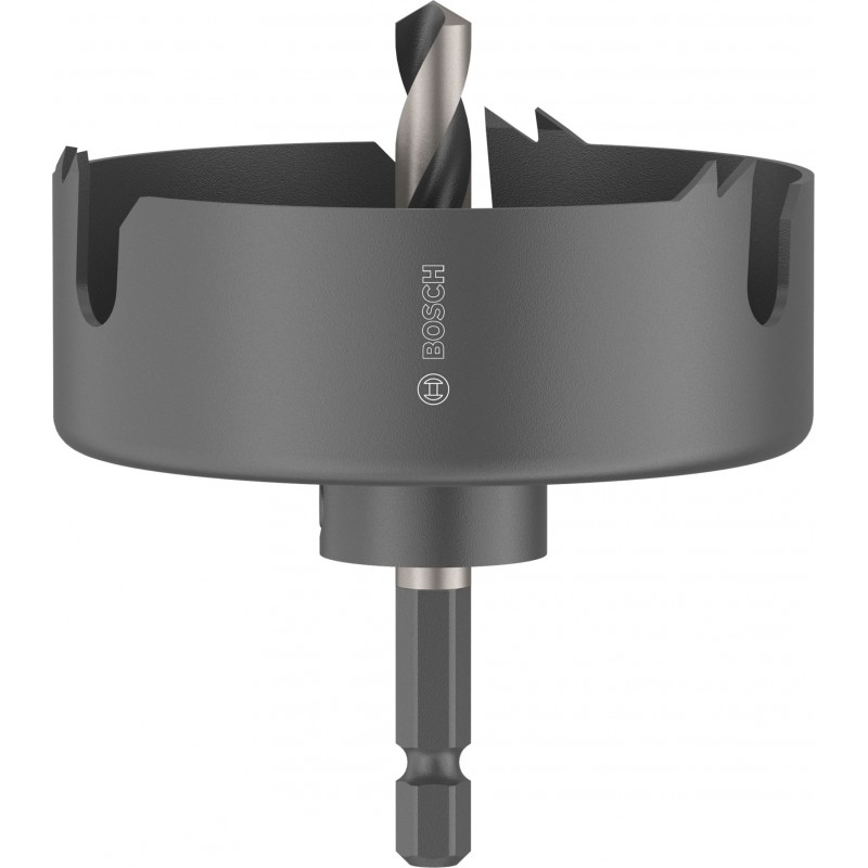 BOSCH Děrovka s adaptérem na dřevo a sádrokarton, 70 × 27 mm 2608594498