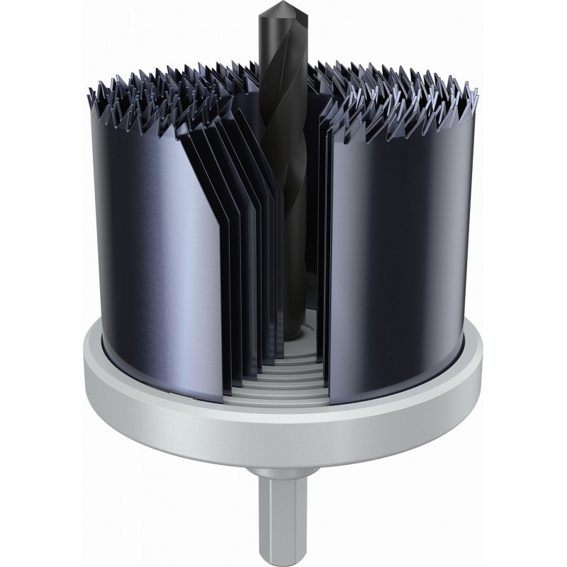 BOSCH Sada děrovek s adaptérem na dřevo a sádrokarton 2608594508