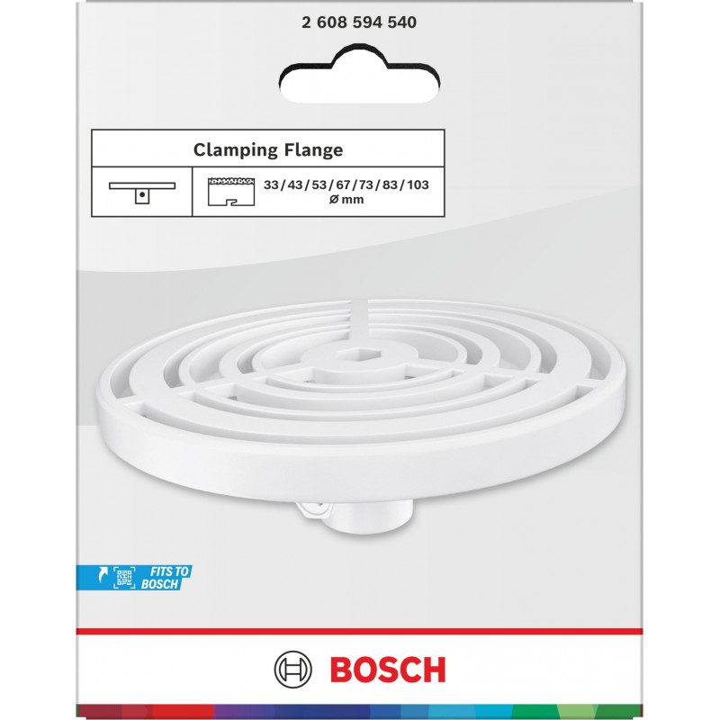BOSCH Upínací příruba pro děrovku na cihly a měkké dlaždice, 33-103 × – mm 2608594540 BOSCH Upínací příruba pro děrovku na cihly a měkké dlaždice, 33-103 × – mm 2608594540