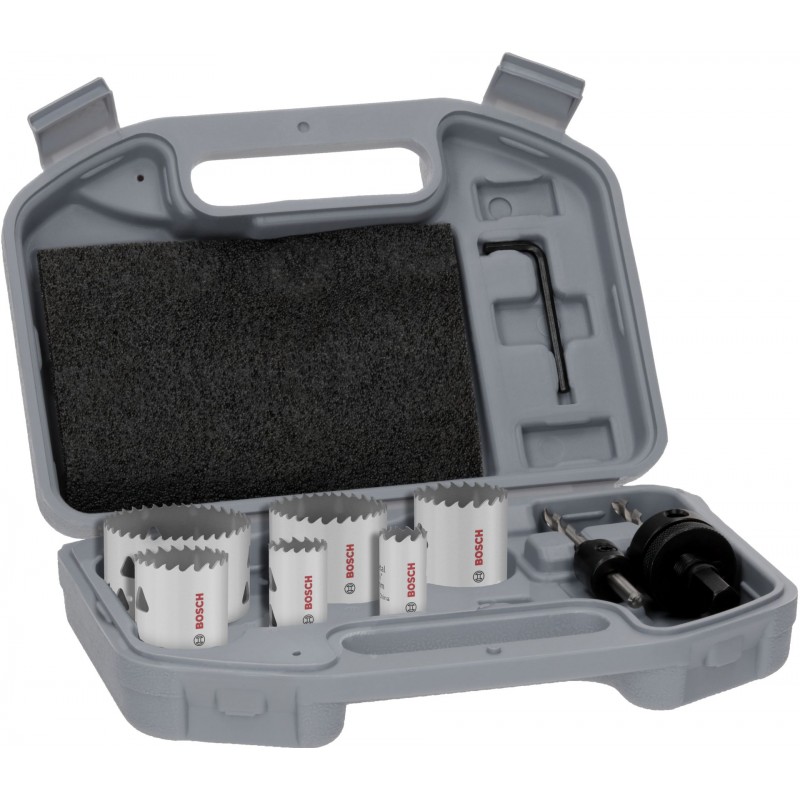 BOSCH Multi Material Sada děrovek se závitem, 20; 25; 32; 38; 51; 64 × 40 mm 2608594613